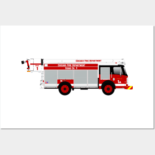 Chicago FD Squad 1A Posters and Art